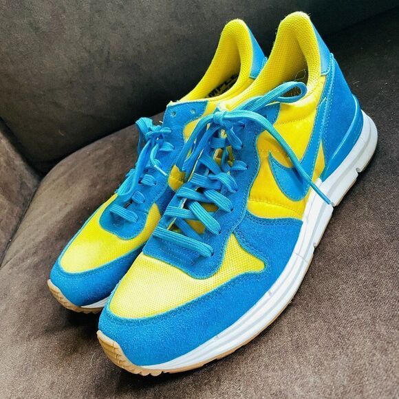 NEW NIKE id Internationalist Custom Colorway Sz 9 BLue Yellow Sample Promo main image 11